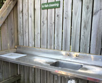 Fish cleaning area